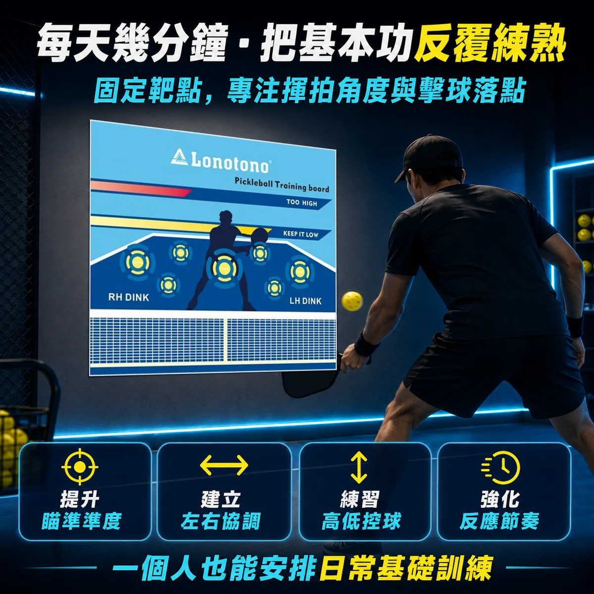 PB-匹克球牆壁海報紙 商品介紹圖