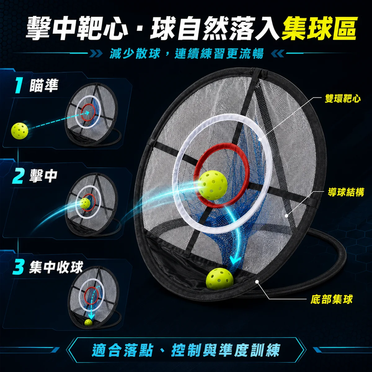 PB-靶心集球網 商品介紹圖