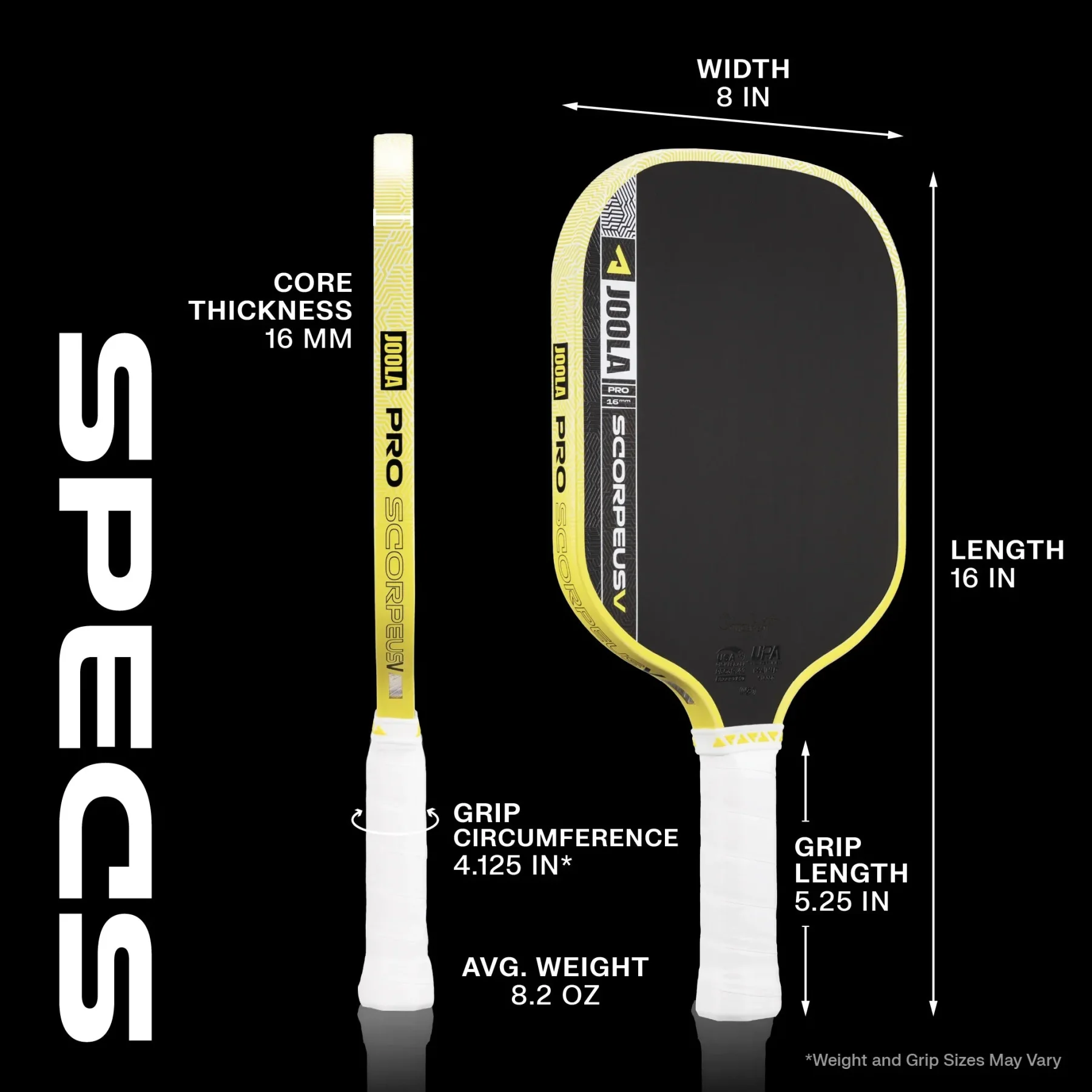 JOOLA SCORPEUS PRO V 14MM（Anna Bright） 商品介紹圖