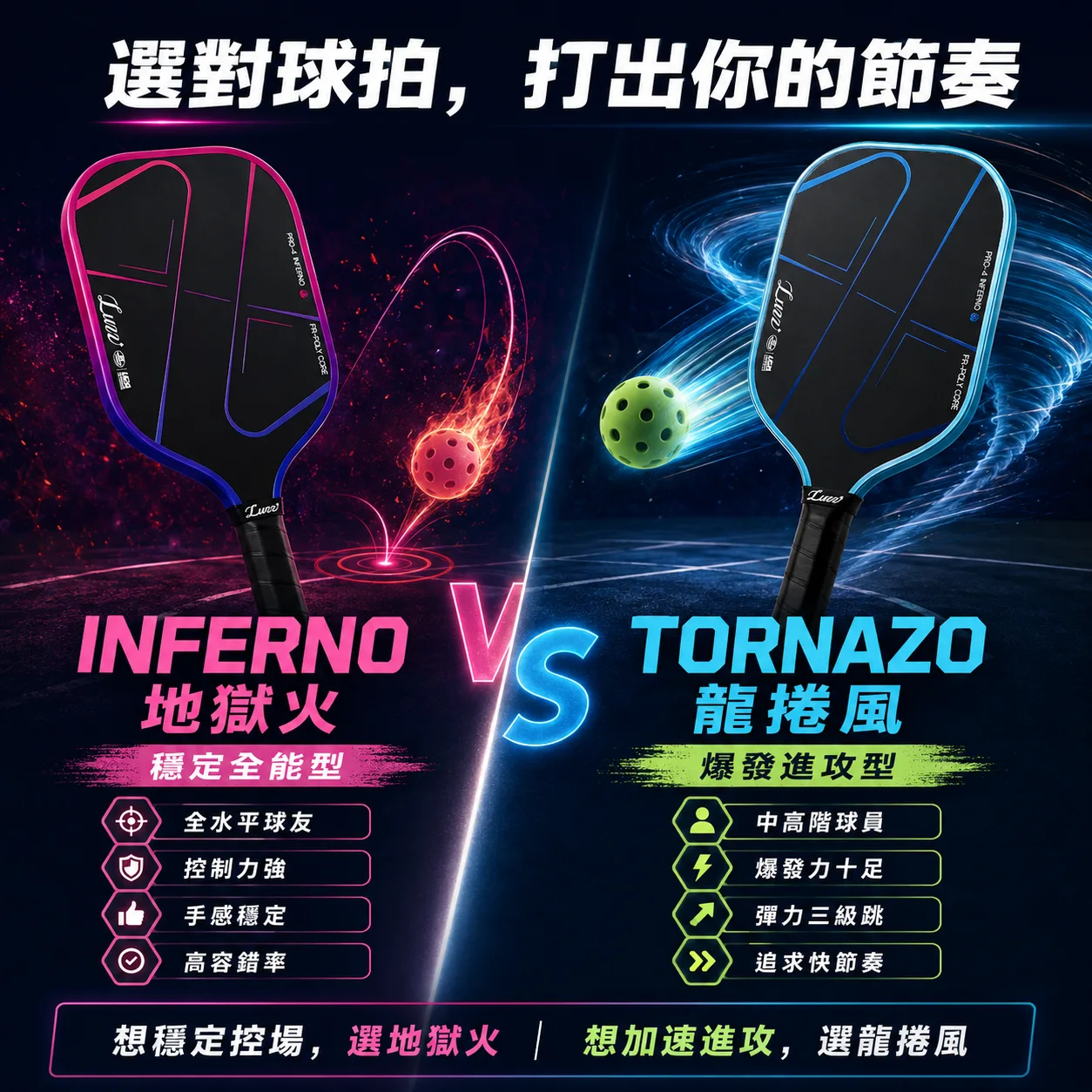 Luzz TORNAZO龍捲風套裝 商品介紹圖