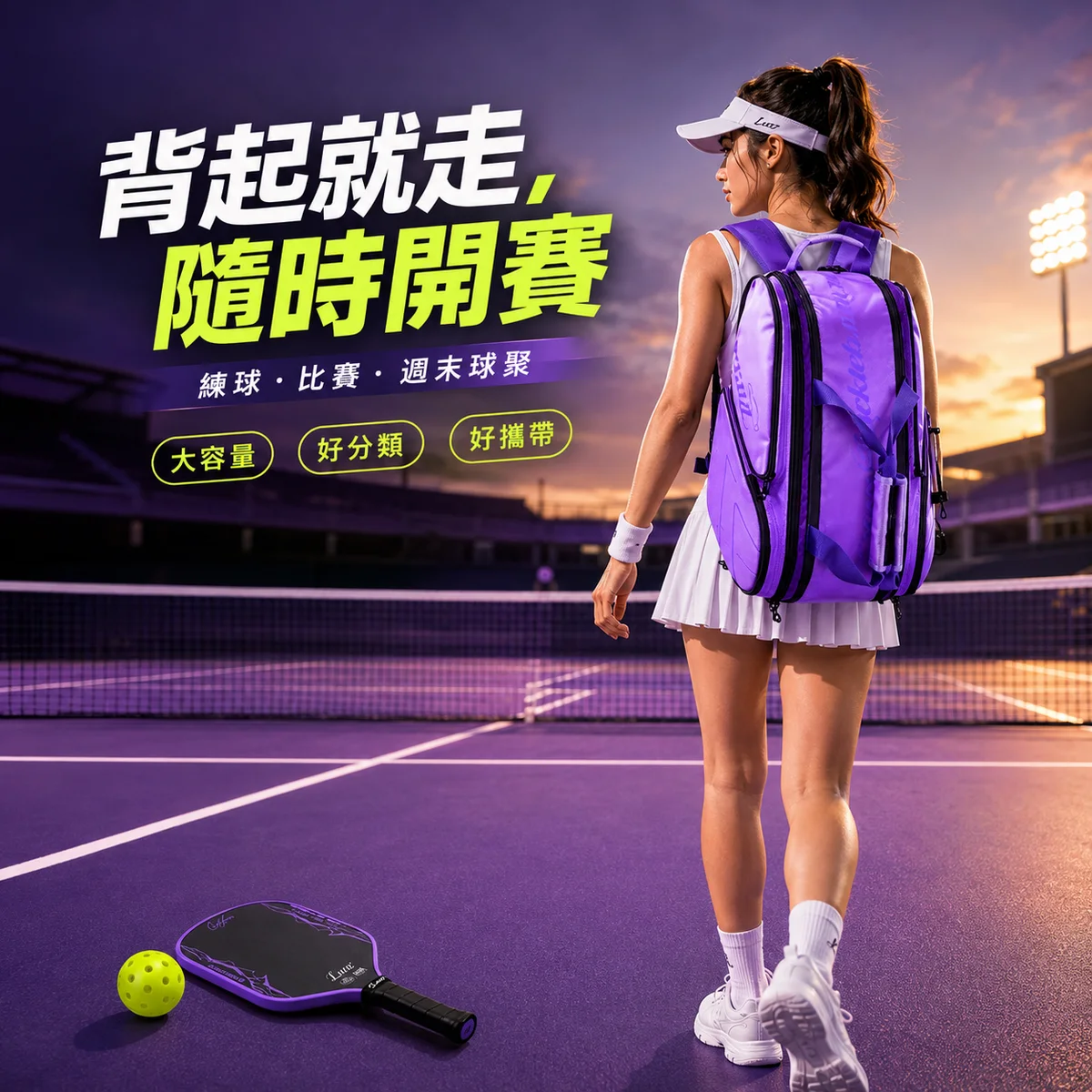 LUZZ匹克球運動包 商品介紹圖