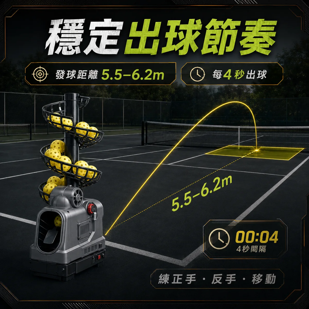 PB-匹克球機B型 商品介紹圖