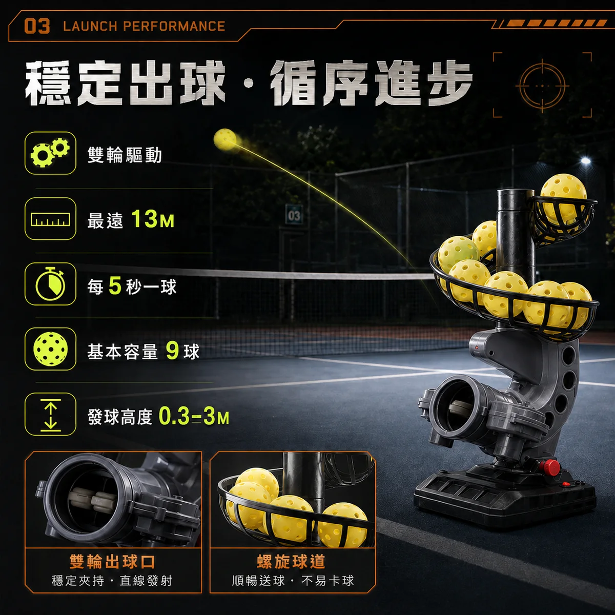 PB-匹克球機C型 商品介紹圖