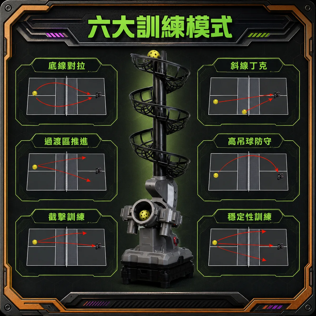 PB-匹克球機E型 商品介紹圖