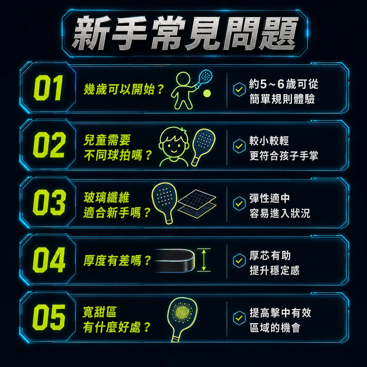 PB-Solar成人球拍7件組 商品介紹圖