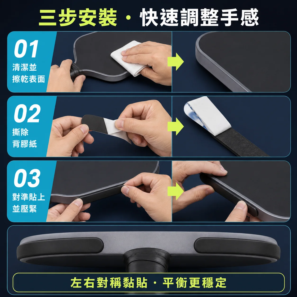 PB-球拍3M配重鉛片 商品介紹圖