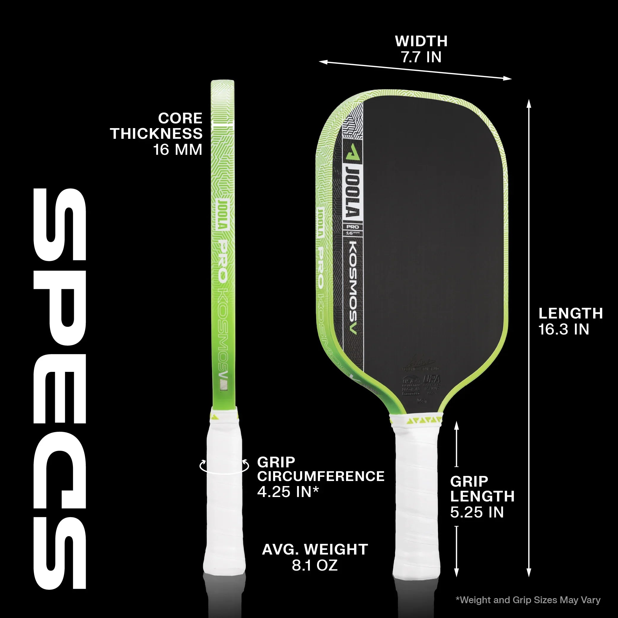 JOOLA KOSMOS PRO V 14MM(Tyson McGuffin)